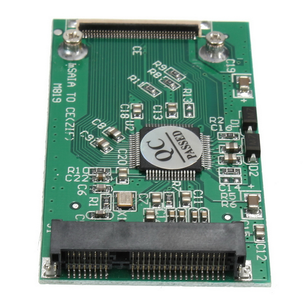 

mSATA PCI-E SSD To 40Pin ZIF CE Cable Adapter Converter Card for 3.3V Mini PCI-e SSD